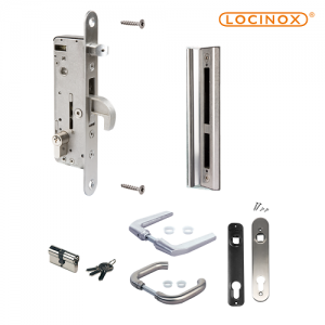 Комплект врезного замка LOCINOX H-Metall-Set 80 mm