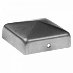 Крышка стальная для трубы 20х20. Черная сталь. арт.62.002.01