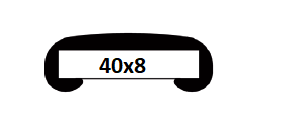 PVC 40х8