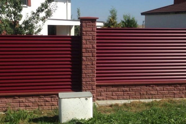 Забор из жалюзи
